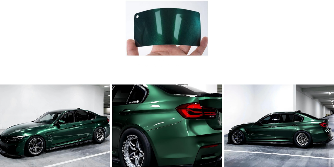 Paint Protection Fi(PPF) 1.52M17M PXPL COLOR FILM Ultra Bright Metallic Series-Metallic British Royal Green - 图片 1